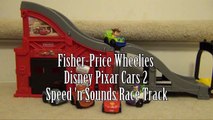 Disney Pixar Cars 2 Wheelies Speed 'n Sounds Race Track with Mater, Lighting McQueen, Pixar Disney
