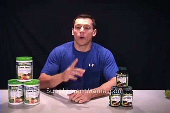 Energizing Super Green Drink Supplement Review - Triple Greens