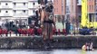 Royal de Luxe.Sea Odyssey Giants Liverpool The Diver from the Titanic..