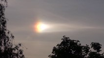 Unusual phenomenon, Solar halo & Sun dog FULL  HD