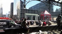 Montreal Student Protest and Riot - Charged by Police with Tear Gas