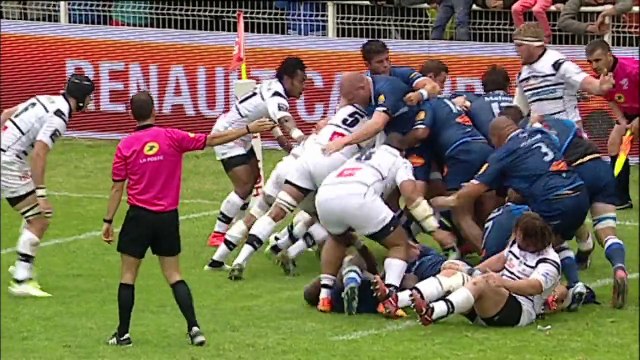 TOP14 - Castres - Brive: Essai Remy Grosso (CAS) - J25 - Saison 2014/2015