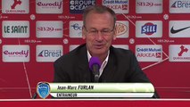 Réaction de Jean-Marc Furlan après Stade Brestois 29 - ESTAC Troyes