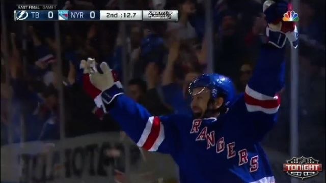 Rangers Beat Lightning in Game 1