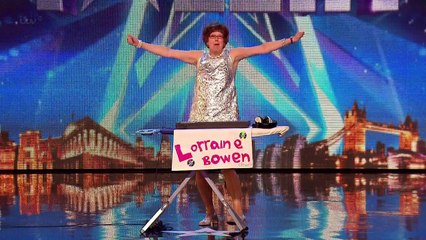 Britain's Got Talent 2015 S09E06 Lorraine Bowen & Her Comedic Song about Crumble