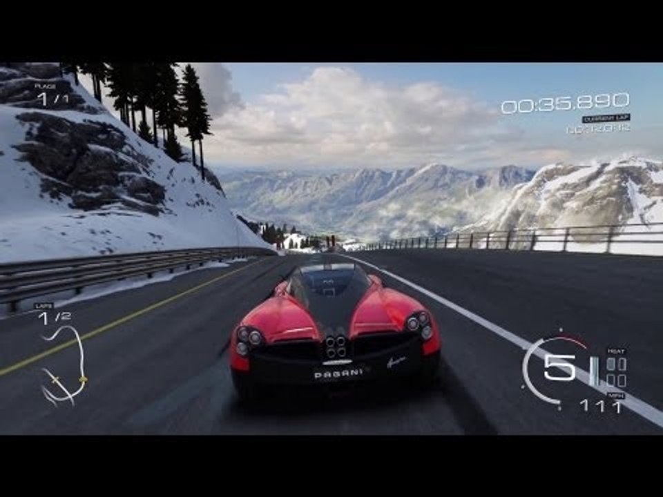 Forza Motorsport 5 - Direct Feed Gameplay 1080p 60 FPS | Bernese Alps HD
