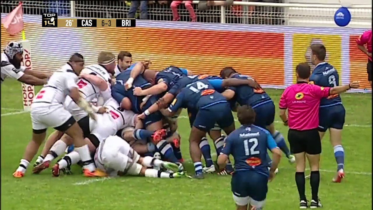 TOP14 - Résumé Castres-Brive: 32-12 J25 Saison 2014-2015