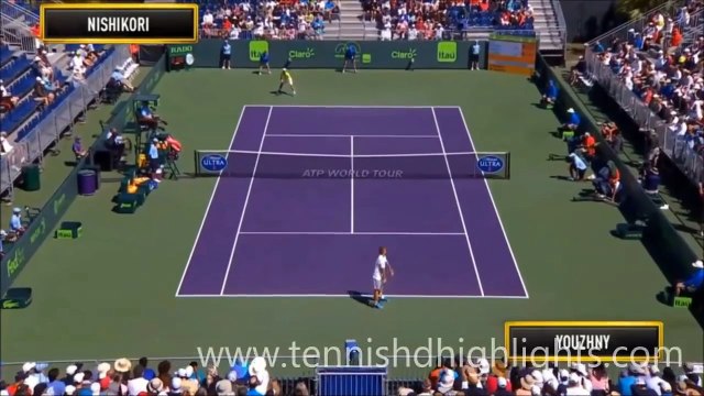 Kei Nishikori vs Mikhail Youzhny Highlights HD Miami 2015 2nd Round
