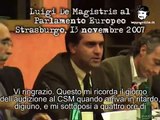 Luigi De Magistris al Parlamento Europeo