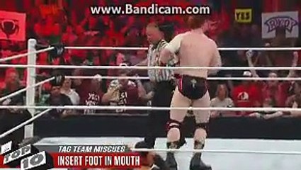 Tag Team Miscues WWE Top 10