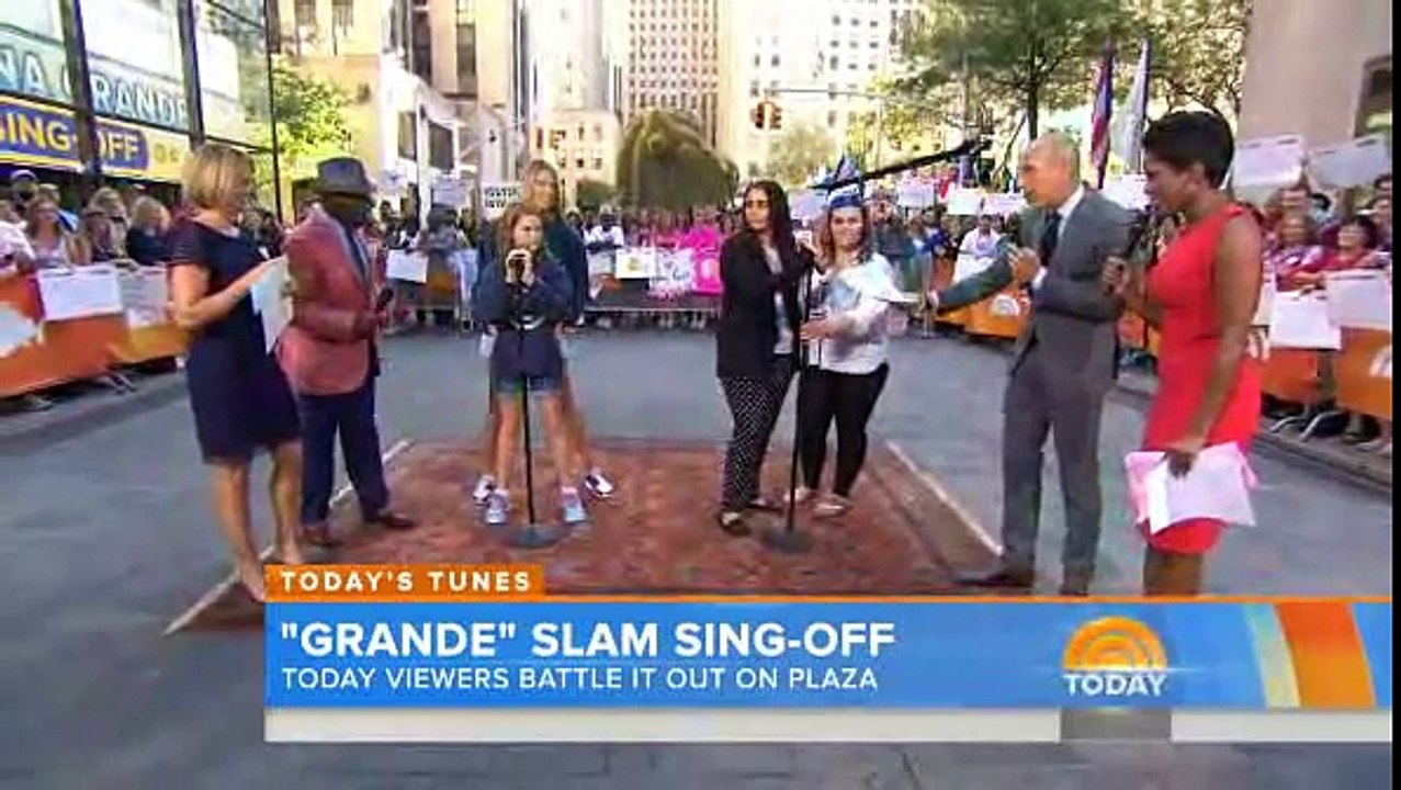 Ariana Grande surprises fans on TODAY plaza