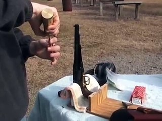 Loading and Shooting a Black Powder Revolver