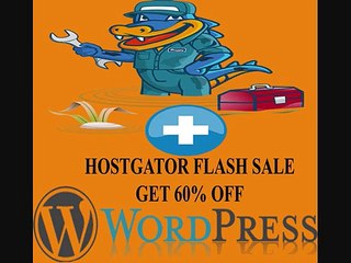 HostGator Flash Sale 60% Off + Free WordPress Install 18-5-2015