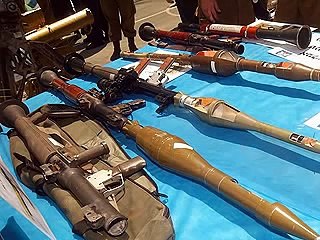 Hezbollah anti-tank weapons seized by the IDF