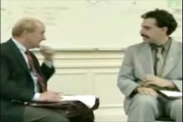 Borat Not Joke - With No Crowd Laughing Sounds
