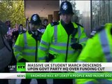 50,000 on streets as UK students fury descends in fire & smashed glass