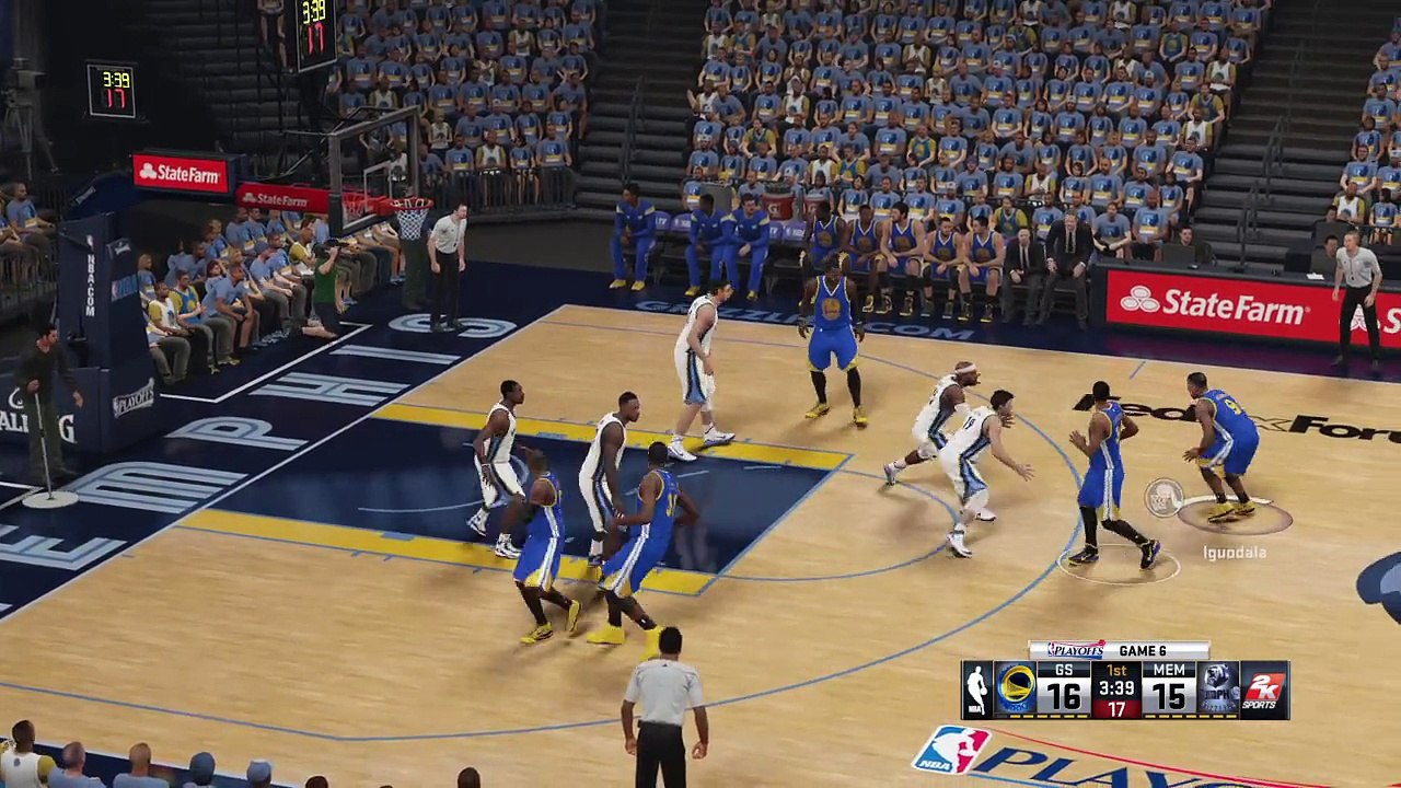 WARRIORS vs GRIZZLIES - Luis Presa(warriors)West conference semifinal PLAYOFFS game 6-part 2 to 8
