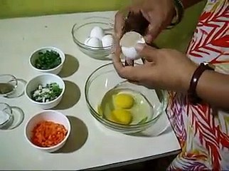 egg roll breakfast recipe by mangal - how to make egg roll recipe