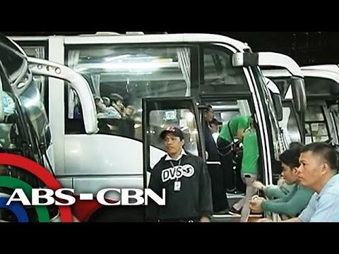 Buses fully booked amid holiday travel