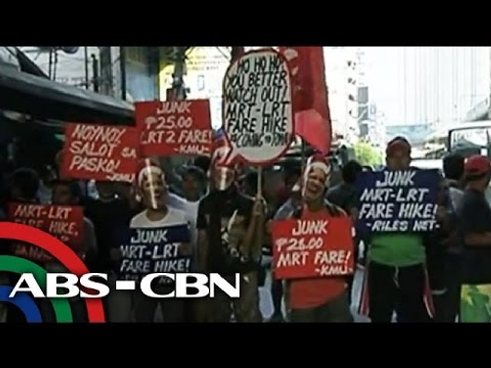 Mga mananakay, haharangin ang taas-pasahe sa LRT, MRT