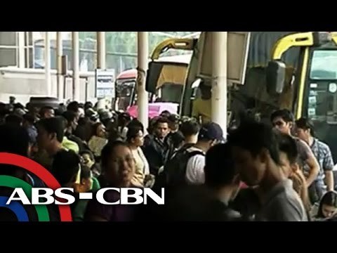 Libo-libong pasahero dagsa sa mga terminal ng bus