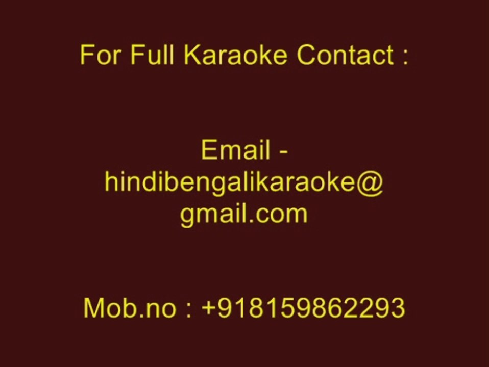 Milte Hi Ankhein Dil Hua Diwana - Karaoke - Shamshed Begam ; Talat Mehmood