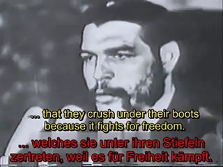 Che Guevara various speeches - English and German subtitles