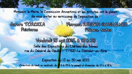 vernissage exposition Flaurore au château des Dames du Châtelet