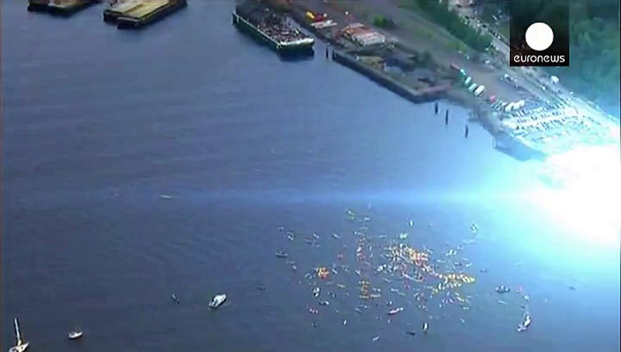 Greenpeace: mit Kajaks gegen Bohrinseln