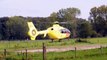 Eurocopter EC135 Lifeliner 3 landing and take-off UMC Utrecht