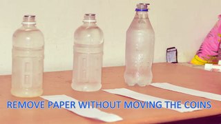 HOW TO REMOVE PAPER WITHOUT MOVING THE COINS