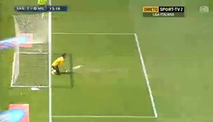 Domenico Berardi Goal Sassuolo 1-0 Ac Milan Serie A 17.05.2015