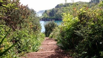 Nice music & photos of scenic coastal path UK