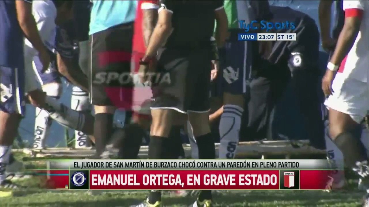 La vidéo choc de l'accident du jeune Ortega ...