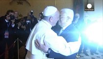 El Papa recibe a Mahmud Abás antes de canonizar a dos monjas palestinas