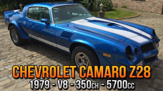 Chevrolet Camaro Z28 (1979) - V8 - 5700cc - 350ch [CUSTOMIZATION]