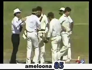 best fight in cricket match-video by Saim rana