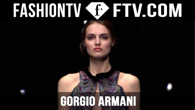 Giorgio Armani Fall/Winter 2015 First Look | Milan Fashion Week MFW | FashionTV
