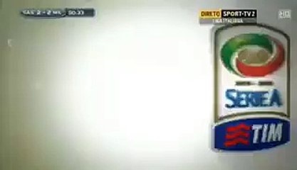 Alex Goal Sassuolo 2-2 Ac Milan | Serie A 17.05.2015 HD