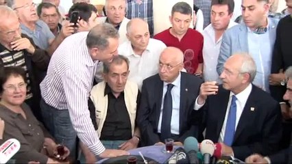 Kılıçdaroğlu emeklilerle çay içti