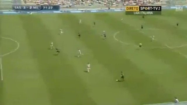 Domenico Berardi Hattrick Goal Sassuolo 3-2 Ac Milan Serie A 17.05.2015