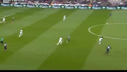 Gomis Big chance - Swansea vs Manchester city 17.05.2015