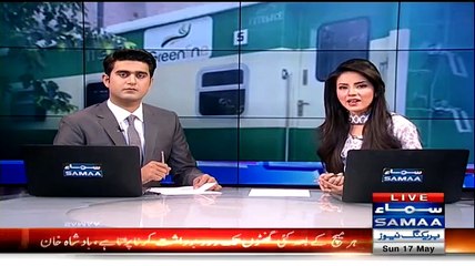 Green Line Train Waiters Protesting On The Second Day Of Its Service Started