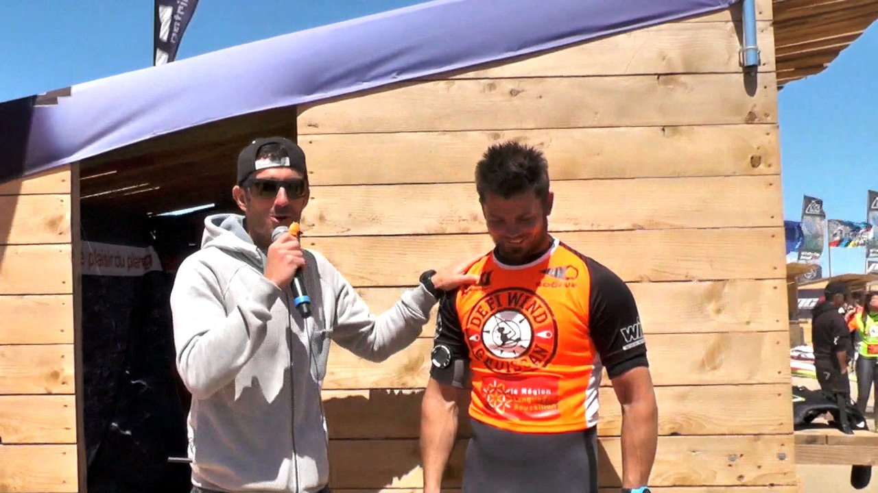 ITW Nicolas Warembourg 2ème du Défi Wind 2015