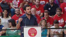 Garzón  (IU):  Si cae el PP de Valencia cae el PP de Rajoy y nos libramos de él