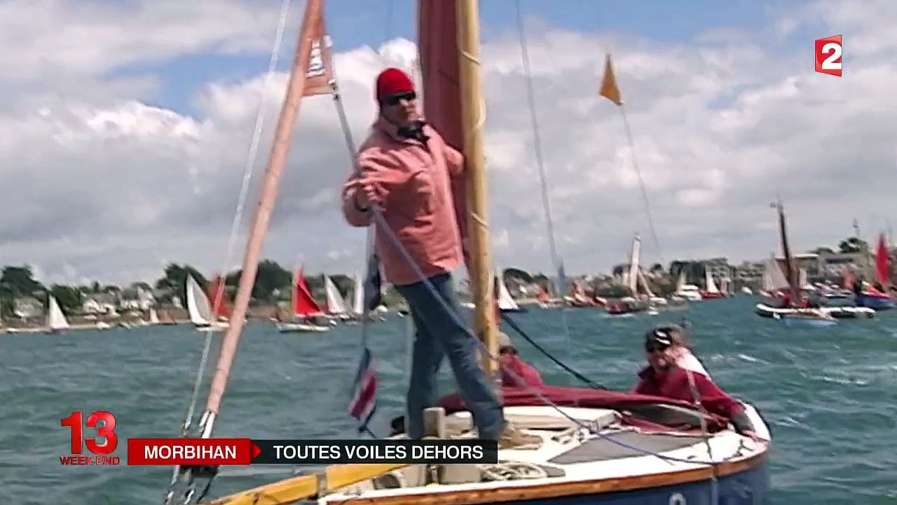 Plus de 1 000 voiliers paradent dans le Golfe du Morbihan