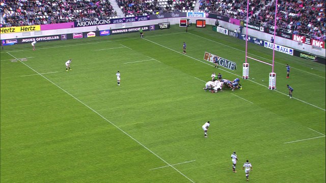 TOP14 - Paris - Montpellier: Essai Antoine Burban (PAR) - J25 - Saison 2014/2015