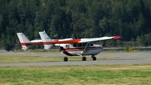 Cessna Skymaster takeoff