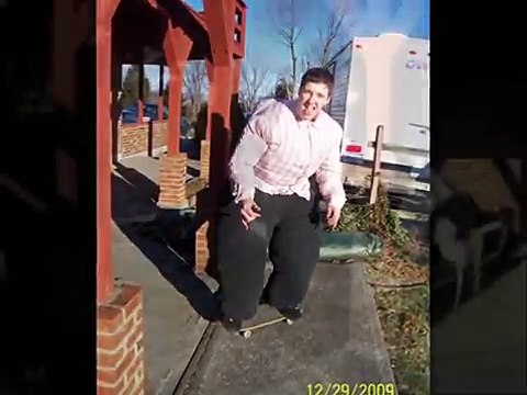 fat man costumes that we made to do every day things but really fat