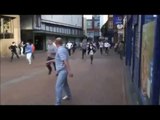 50  EDL Vs 30  Muslim Youths In Birmingham - EDL Run Out Of Brum